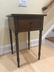 Antique 19th C Spindle Leg End Table w Drawer - 3