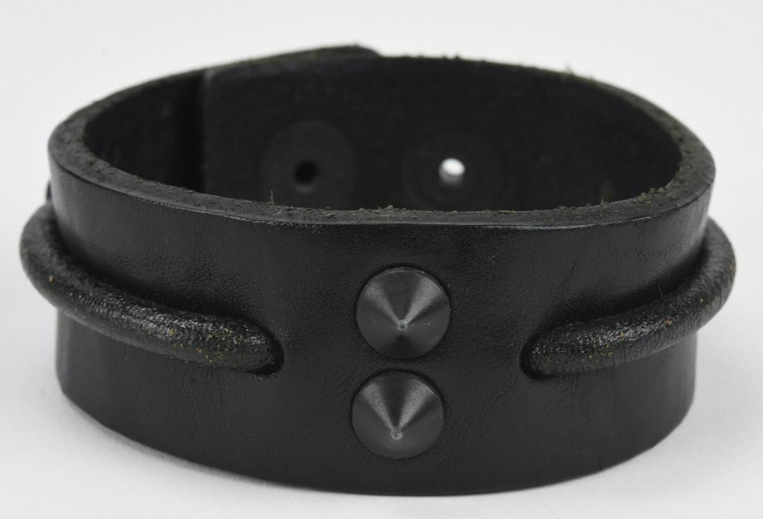 Vintage Diesel Leather Cuff Bracelet: Vintage Diesel Leather Cuff Bracelet. Measures 9.5 inches overall.