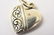 Two Vintage Sterling Silver Puffy Heart Charms - 2