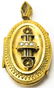 Antique 19th C Gold Gold Filled & Pearl Locket