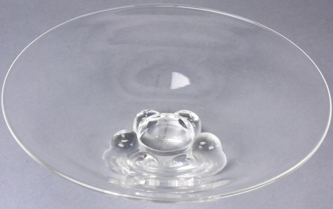 Vintage Steuben Glass Crystal Pedestal Centerpiece (1 of 7)