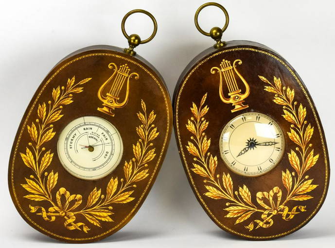 Howard Miller Clock Co Barometer & Clock