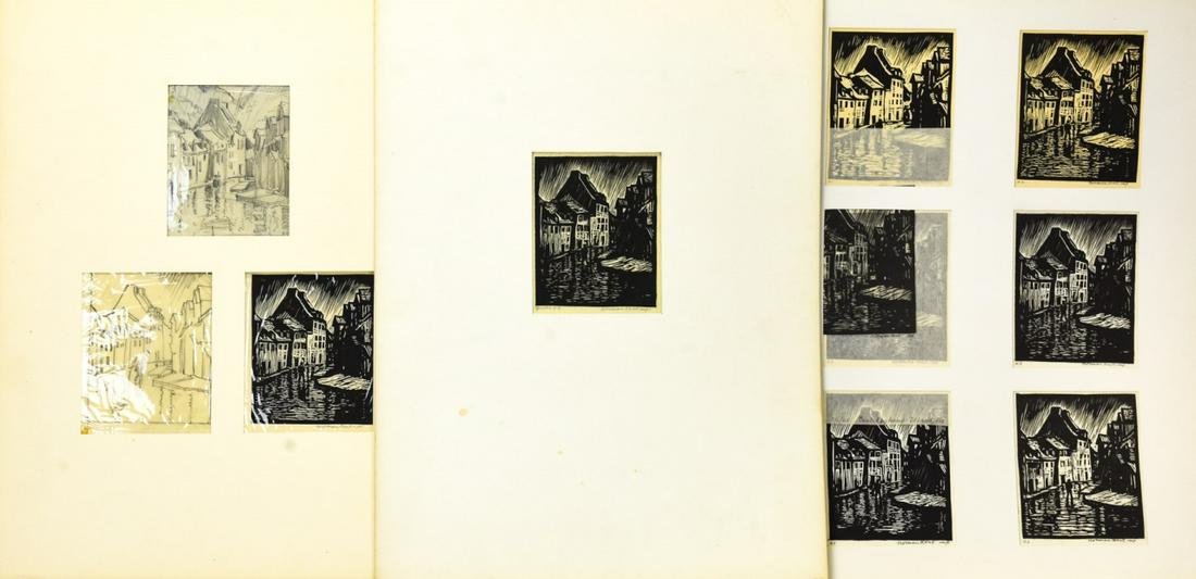 Norman Kent "Quebec" Etchings & Sketches (1 of 8)