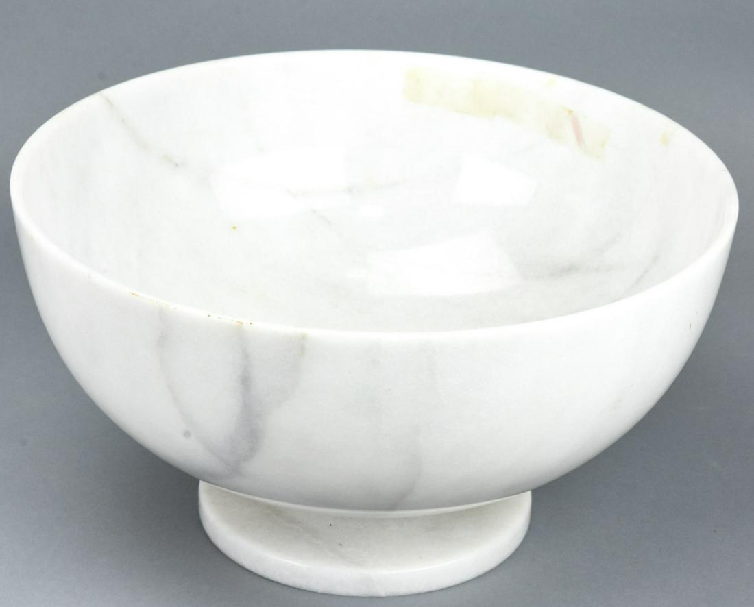 Contemporary Marble Footed Bowl / Centerpiece (1 of 7)