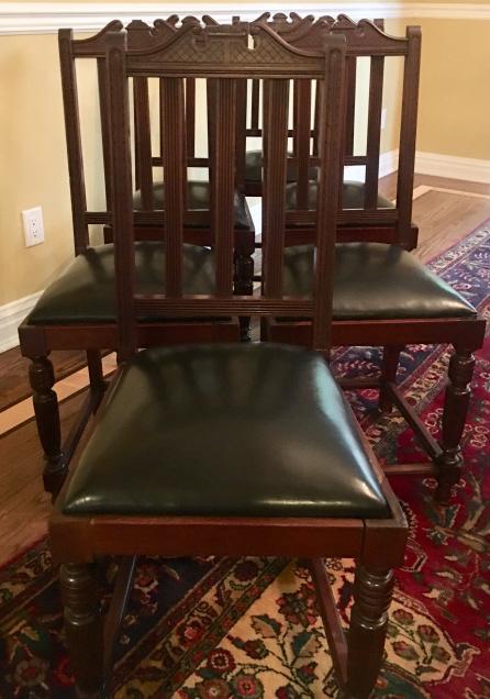 6 Victorian Eastlake Style Dining Chairs (1 of 6)