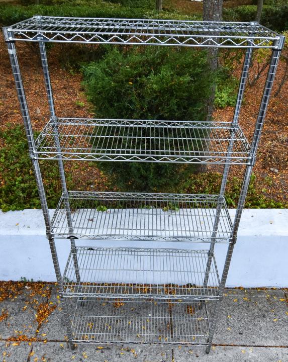Five Tier Metal Storage Shelf (1 of 1)