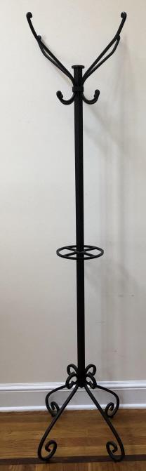 Contemporary Wrought Iron Coat / Hat Stand (1 of 4)