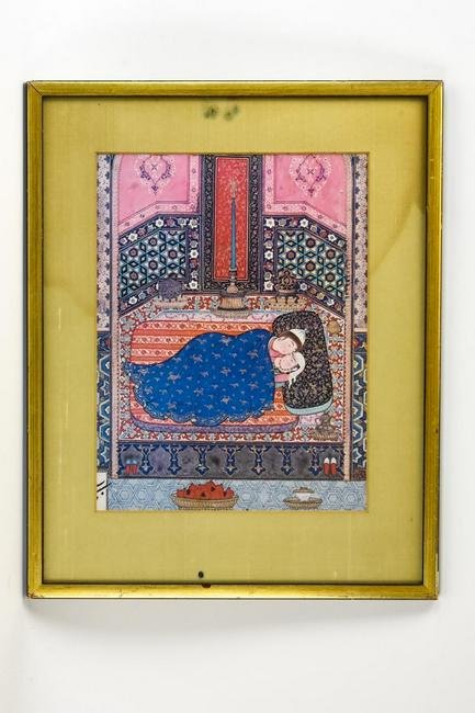 Framed Indian Print & Japanese Woodblock Print (1 of 5)