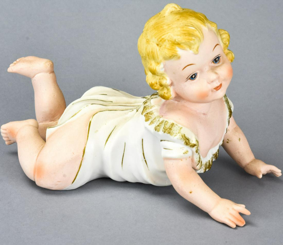 KPM Bisque Hand Painted Porcelain Piano Baby (1 of 7)