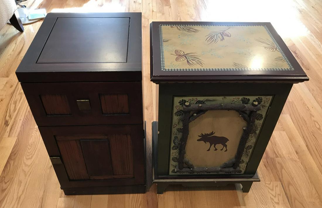 Two Night Stands - Including Log Cabin Style (1 of 3)