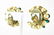 Pair French C 1980 Faux Pearl Cluster Earrings - 5
