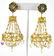Pair Cardillo Hand Made Chandelier Earrings