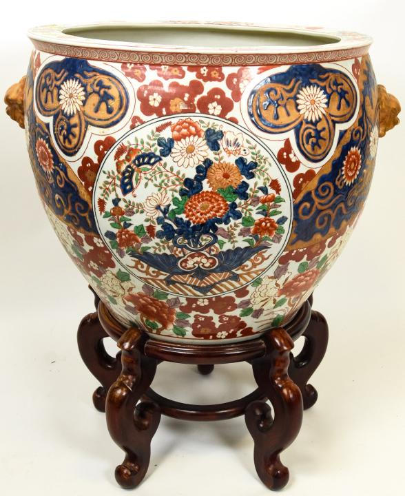 Chinese Painted Porcelain Fish Bowl Planter - Nov 21, 2019 | Greenwich