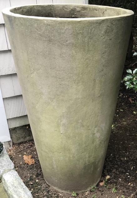 Contemporary Large Faux Stone Garden Planter Pot (1 of 1)