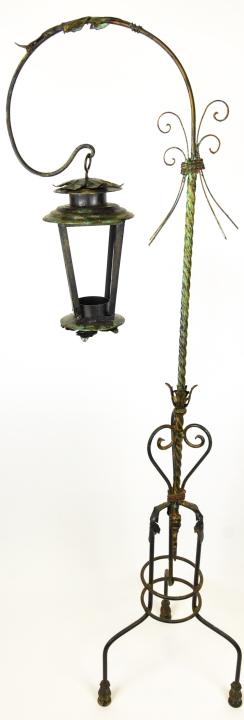 Gothic Revival Style Wrought Iron Lantern (1 of 10)