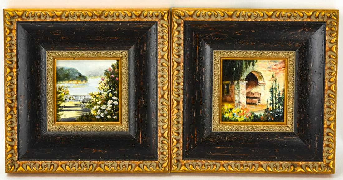 Pair Ron Prybycien Landscape Scene Oil Paintings (1 of 7)