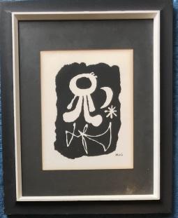 Joan Miro Framed Lithograph Print (1 of 3)