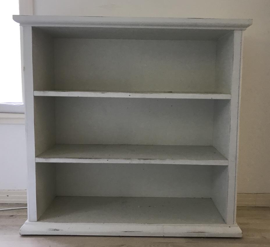 Contemporary White Painted Bookcase (1 of 3)