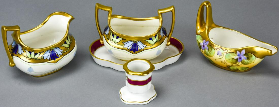 Lot Porcelain Table Articles Incl Limoges & Herend (1 of 9)