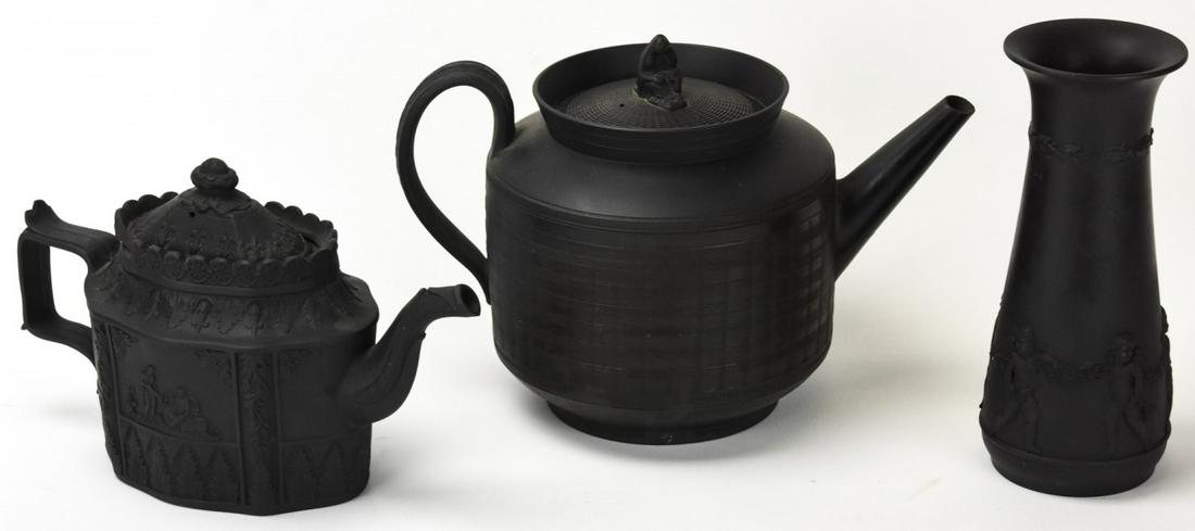 Antique Black Jasper Ware Porcelain inc. Wedgewood (1 of 13)