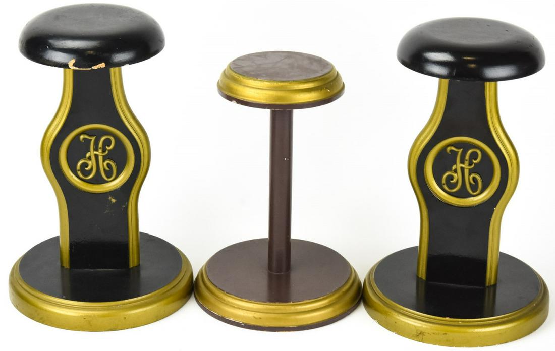 Vintage Department Store Carved Hat Stands (1 of 9)