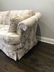 Contemporary Upholstered Love Seat Gold + Grey - 5
