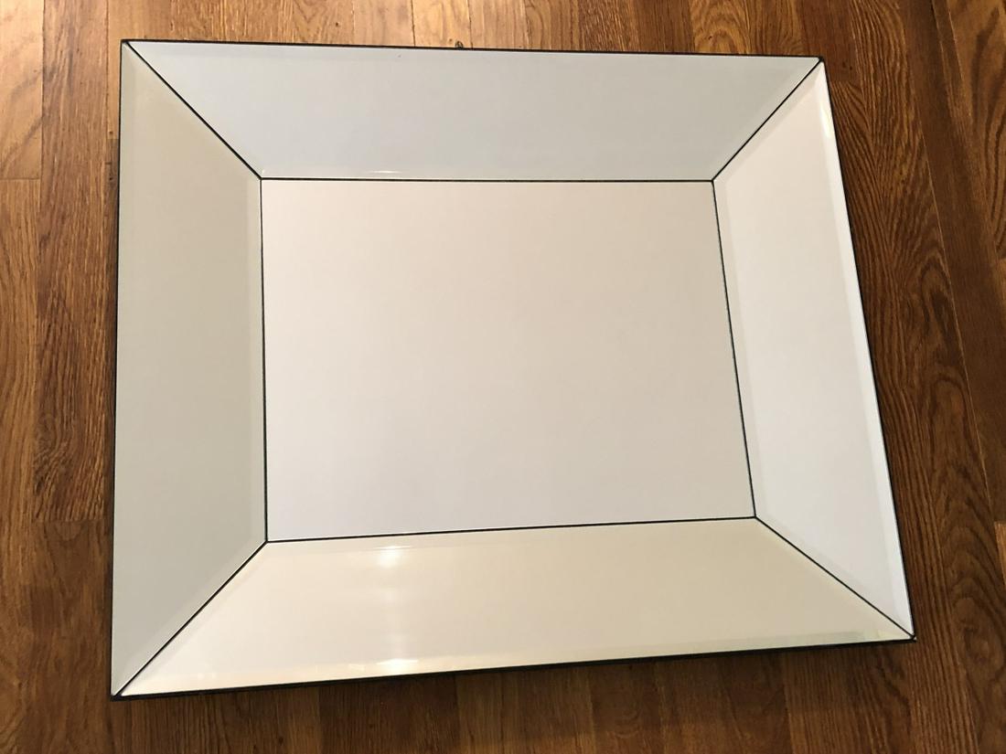 Contemporary Mirrored Framed Beveled Mirror (1 of 4)