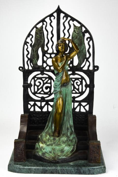 Chiparus Art Deco Style Multi Patina Bronze Statue (1 of 5)