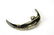 Antique 19th C Sterling Paste Crescent Moon Brooch - 3