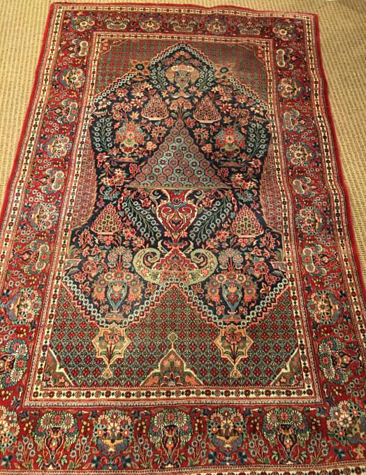Oriental Persian Tabriz Style Rug / Carpet (1 of 4)