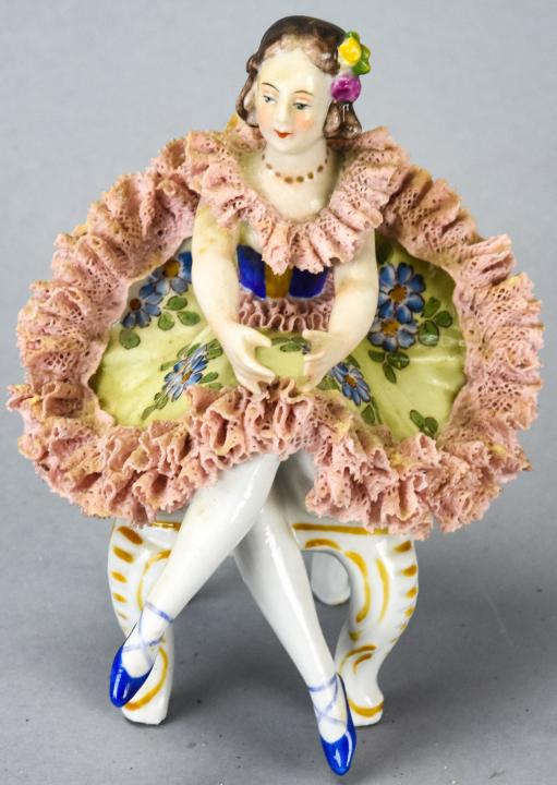 Capodimonte Porcelain Figural Ballerina Statue (1 of 5)