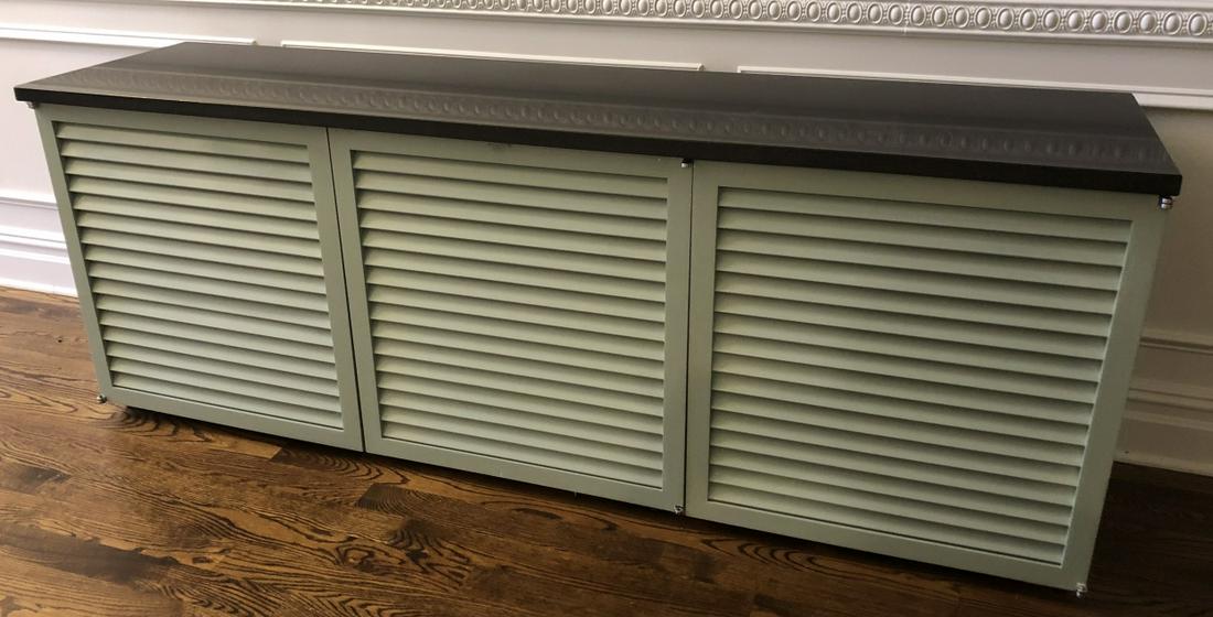 Custom Plantation Style Shutter Slate Top Console (1 of 9)
