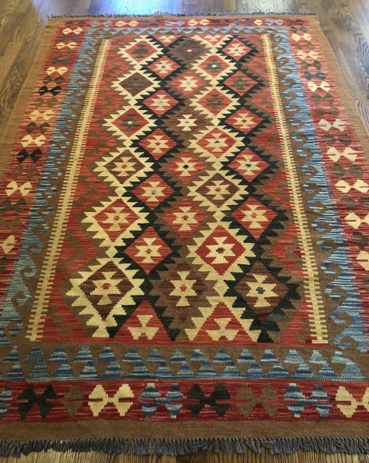 Hand Made Vintage Navajo Area Rug (1 of 5)
