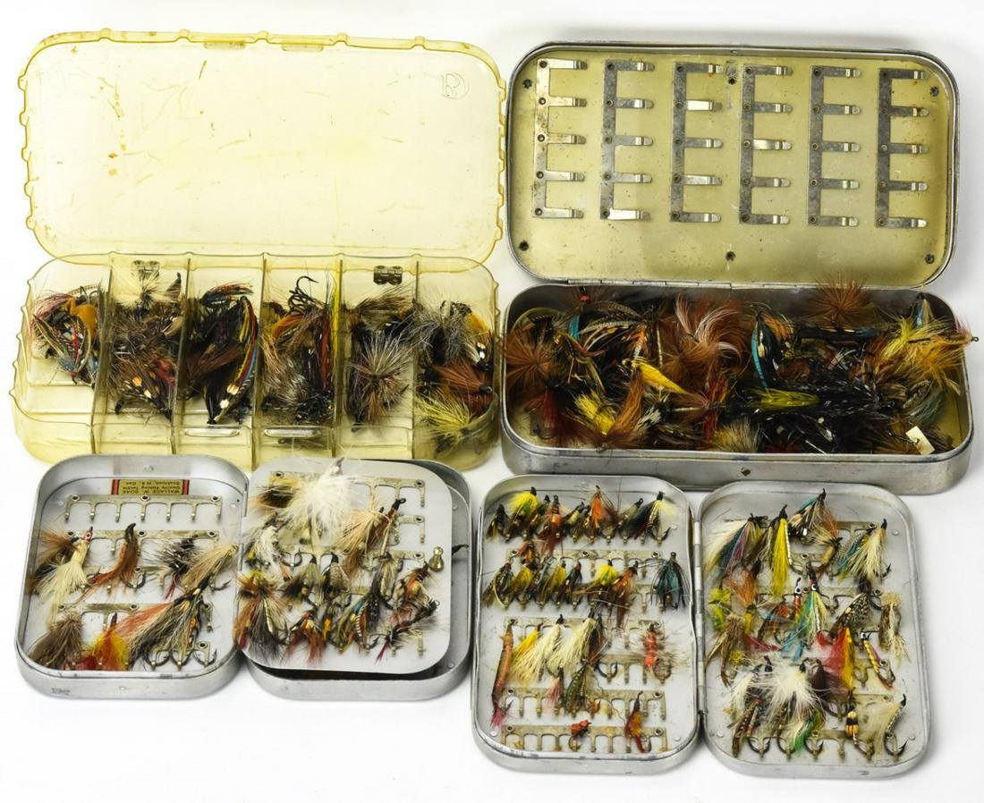 Collection Vintage Hand Made Fly Fishing Lures (1 of 7)