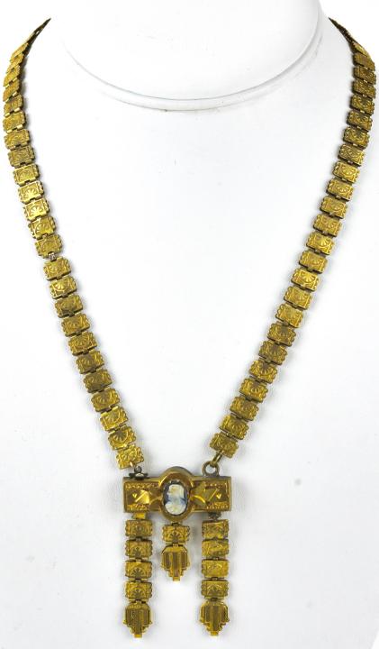 Antique 19th C Book Chain & Cameo Necklace (1 of 6)