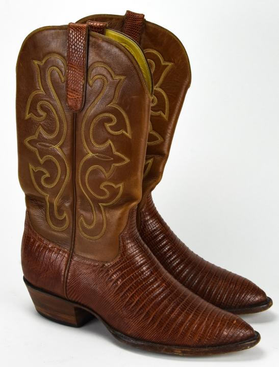 Men's Custom Leather  Alligator Cowboy Boots (1 of 5)