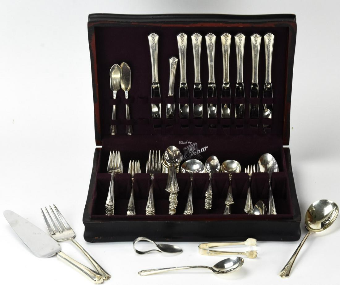 Holmes and Edwards Silver Plate Flatware Set (1 of 5)