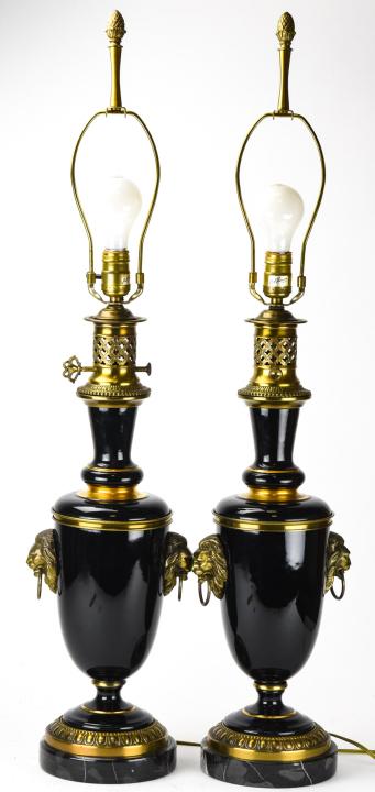 2 Vintage Paul Hanson Neo Classical Urn Form Lamps (1 of 10)