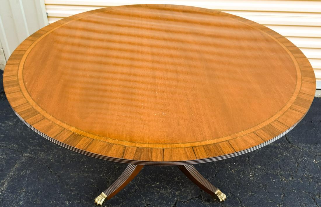 Regency Style Pedestal Dining Table (1 of 7)