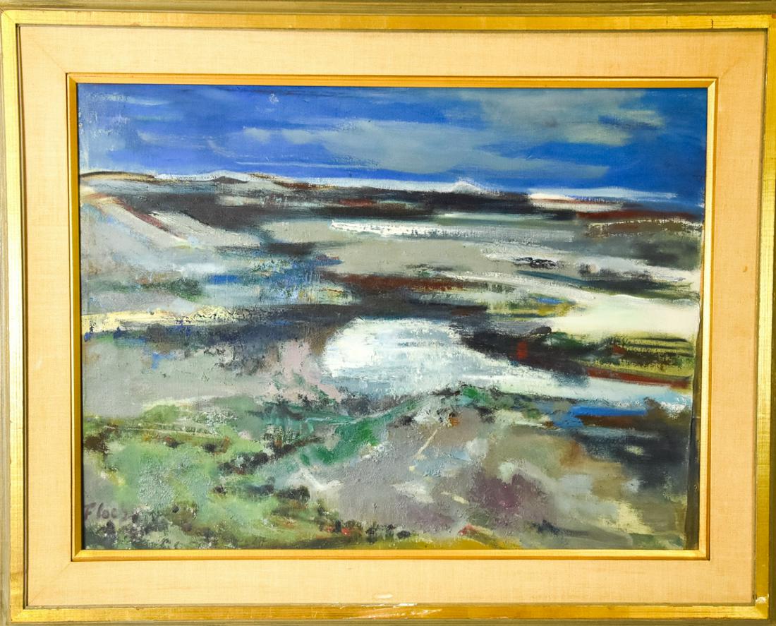 Joseph Floch "Dunes" Oil Painting (1 of 6)