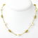 Italian 14kt Yellow Gold & Pearl Necklace