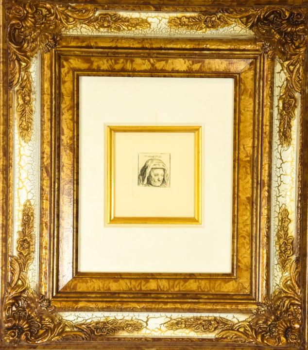 Amand Durand Etching After Rembrandt (1 of 5)