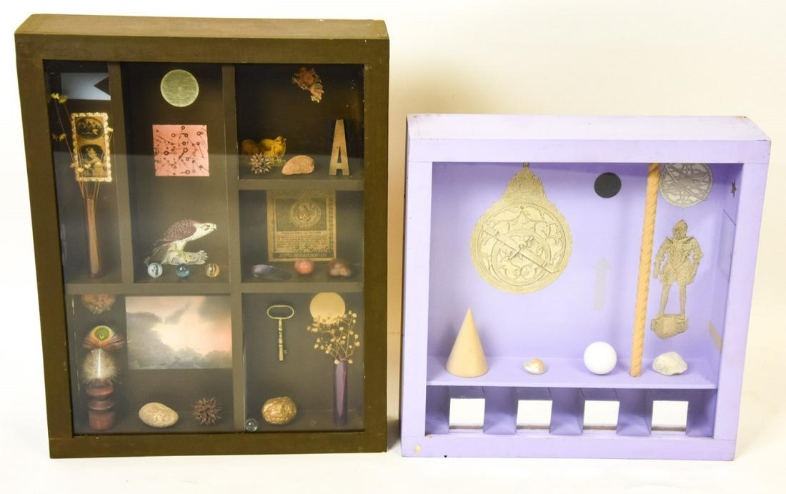 Pair Rosamond Berg Shadow Box  Art Pieces (1 of 4)