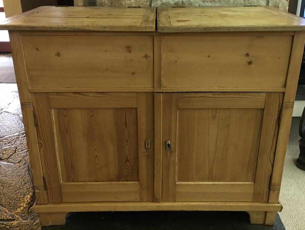 Country Pine Double Dry Sink Cabinet (1 of 6)
