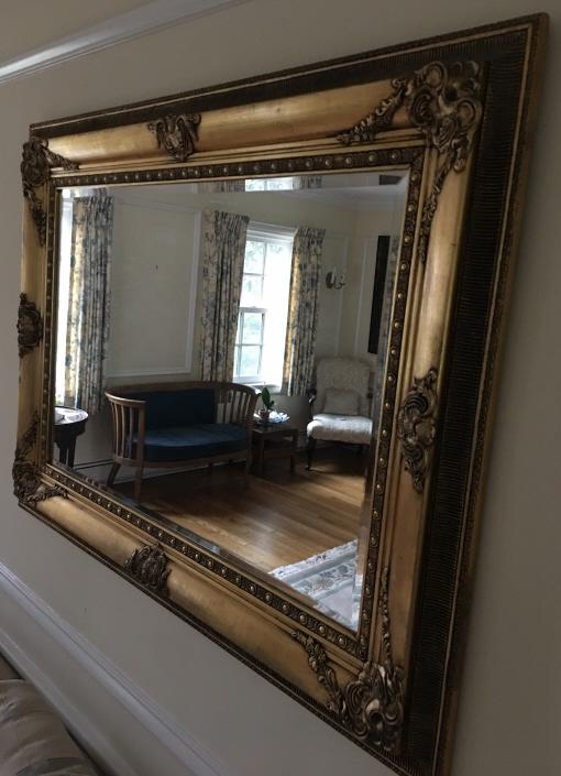 Italian Baroque Style Gilt & Beveled Mirror (1 of 4)