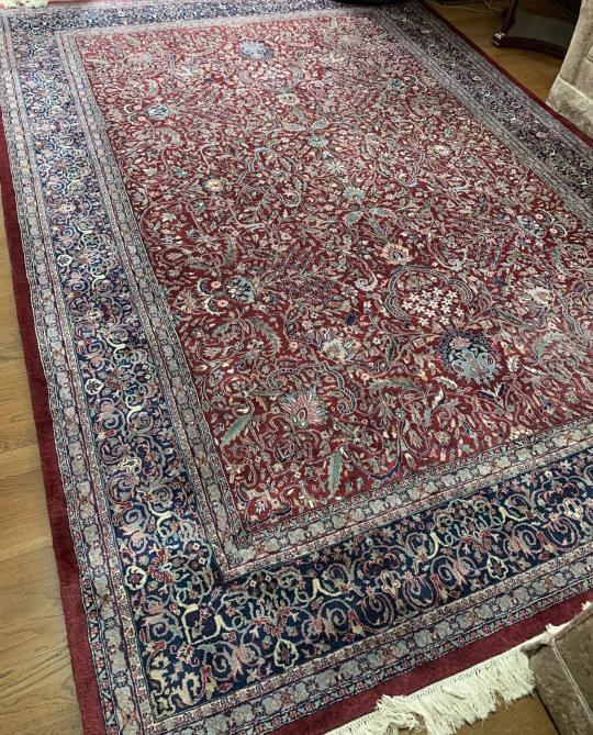 Oriental Lavar Style Rug / Carpet (1 of 5)