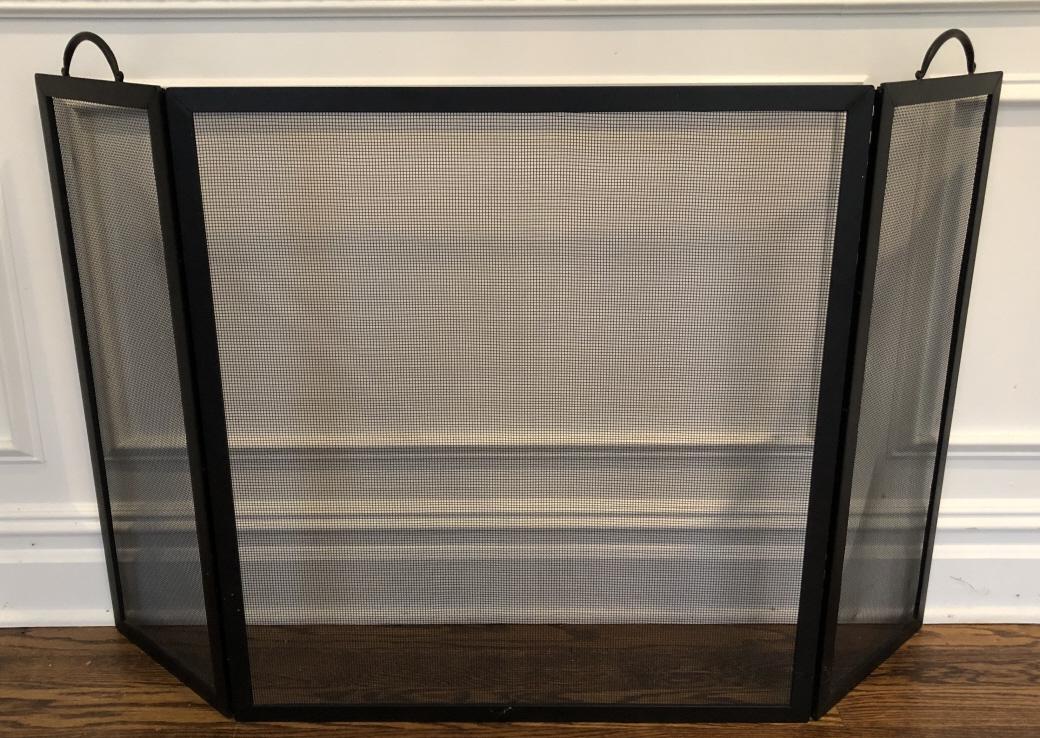 Wrought Iron Folding Fire Place Screen (1 of 3)