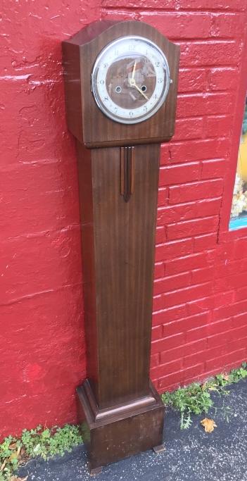 Art Deco Style Mahogany Grand Father Clock (1 of 4)