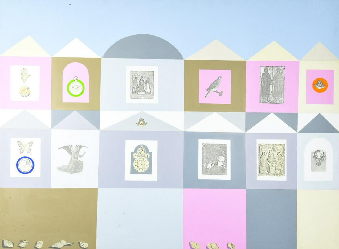 Rosamond Berg Framed Shadow Box Painting (1 of 10)