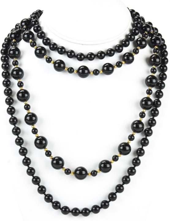 2 Onyx Beaded Necklaces (1 of 5)